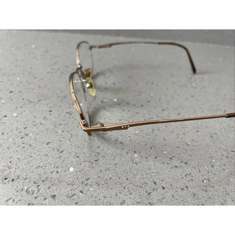 Bellissima Eyeglasses FRAMES ONLY BL 614 52-17-130 Copper full rim oval
